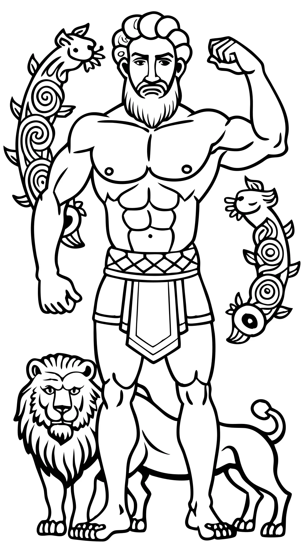 coloriages d’Hercules